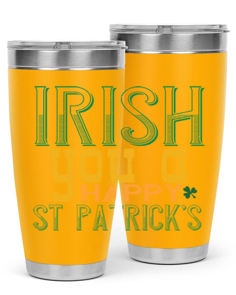 irish you a happy st patrick’s Style 132#- St Patricks Day- Tumbler
