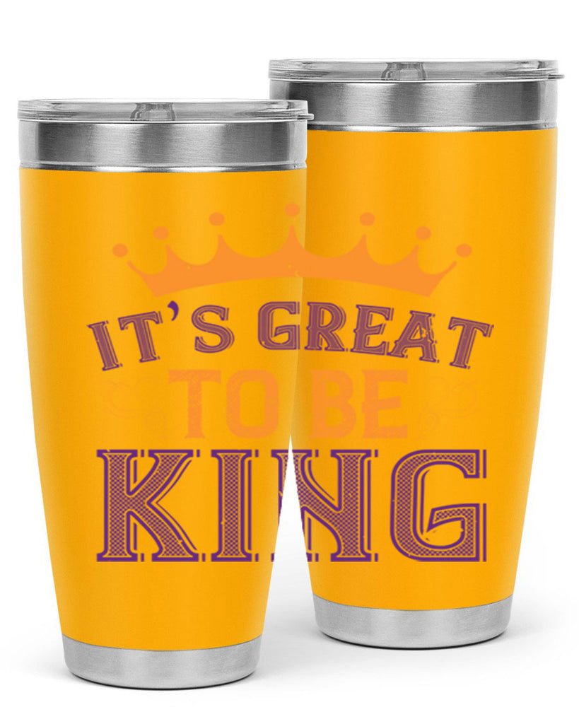 it’s great to be king 61#- mardi gras- Tumbler