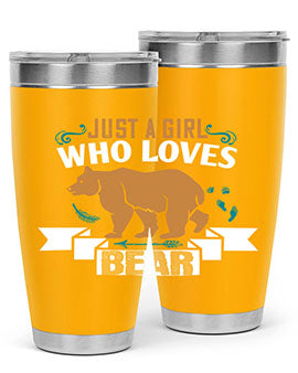just a girl who loves bear 19#- Bears- Tumbler