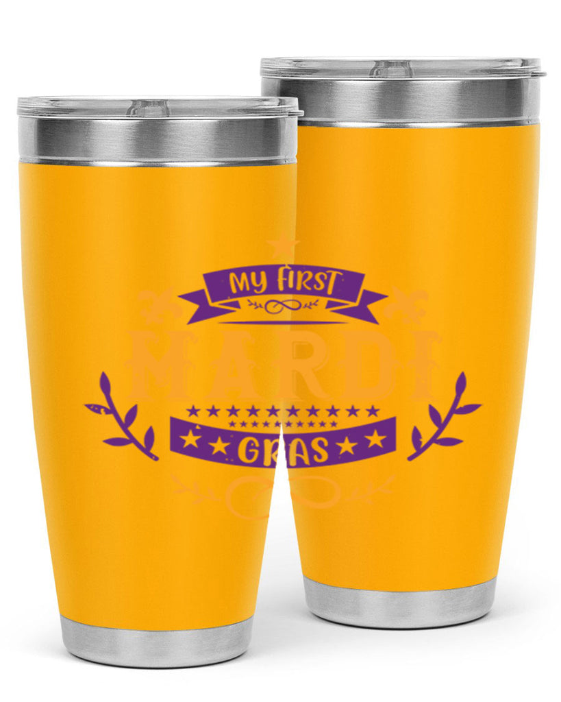 my first mardi gras 44#- mardi gras- Tumbler