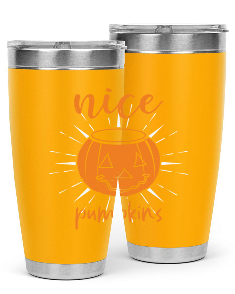 nice pumpkins 138#- halloween- Tumbler