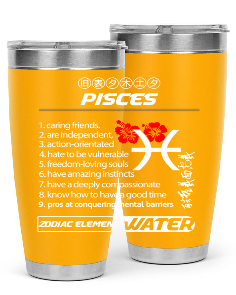 pisces 356#- zodiac- Tumbler