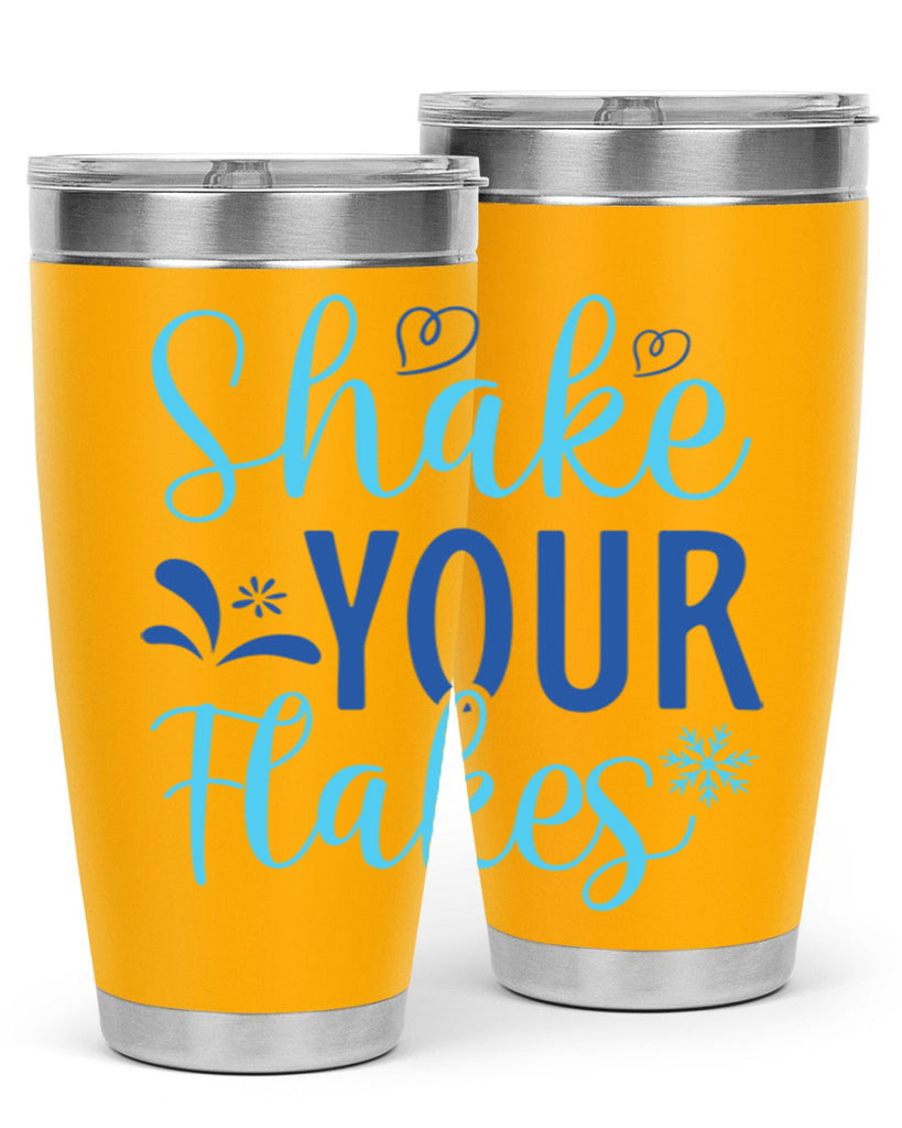shake your flakes 359#- winter- Tumbler