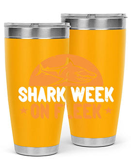 shark week on fleek Style 42#- shark  fish- Tumbler