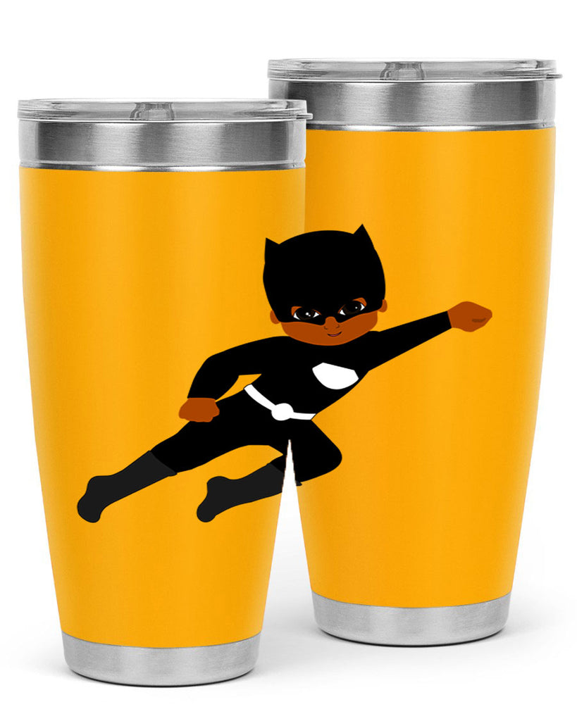 super kid 12#- black men - boys- tumbler