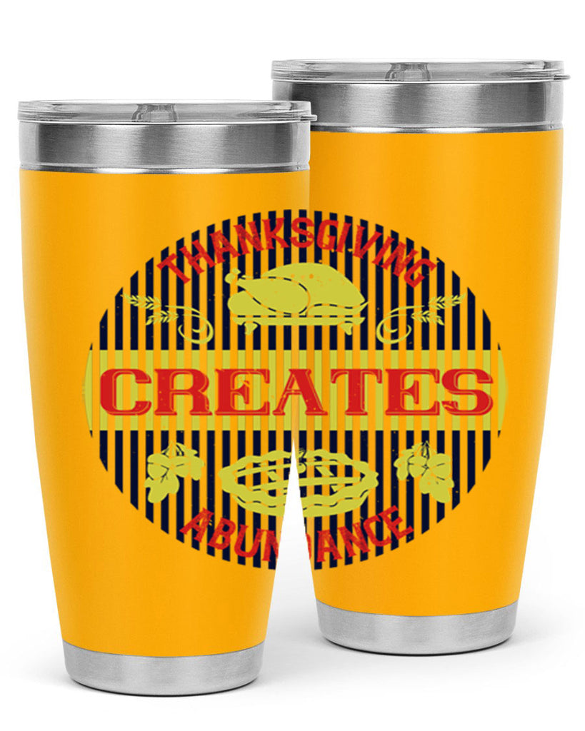 thanksgiving creates abundance 14#- thanksgiving- Tumbler