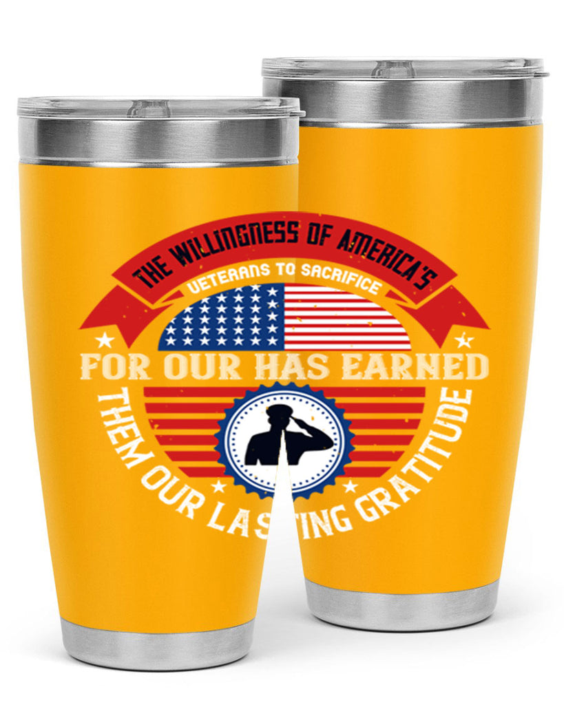 the willingness of americas 88#- Veterns Day- Tumbler
