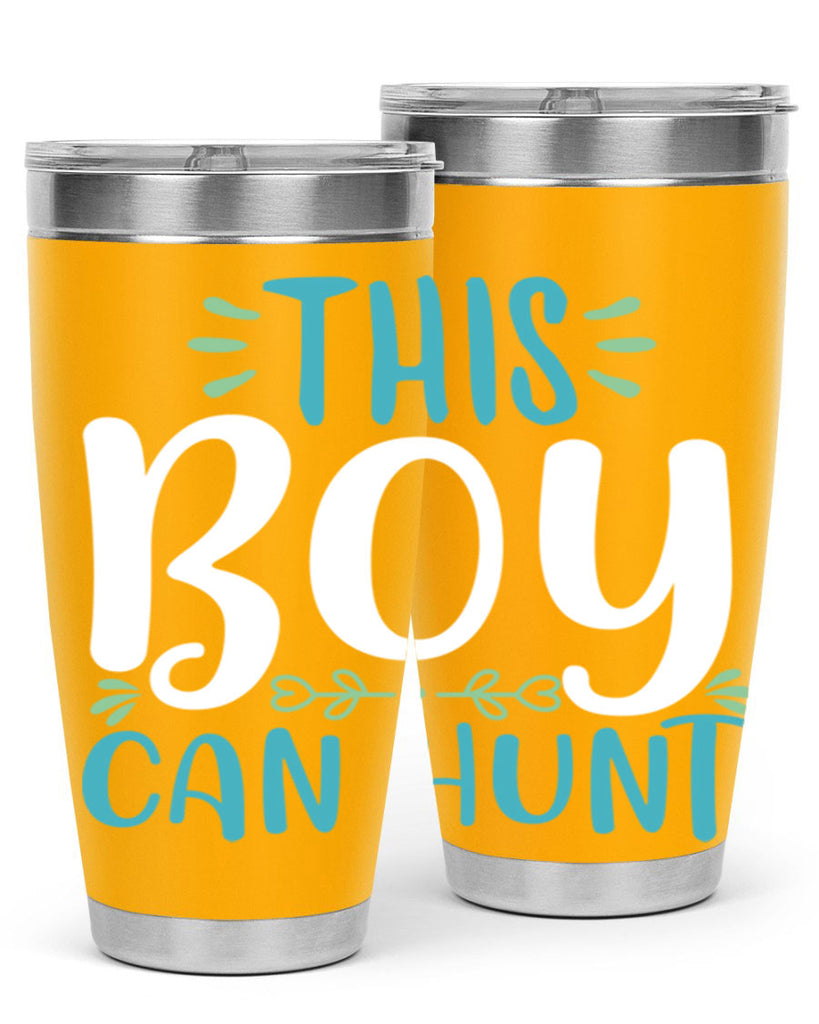 this boy can huntt 1#- easter- Tumbler