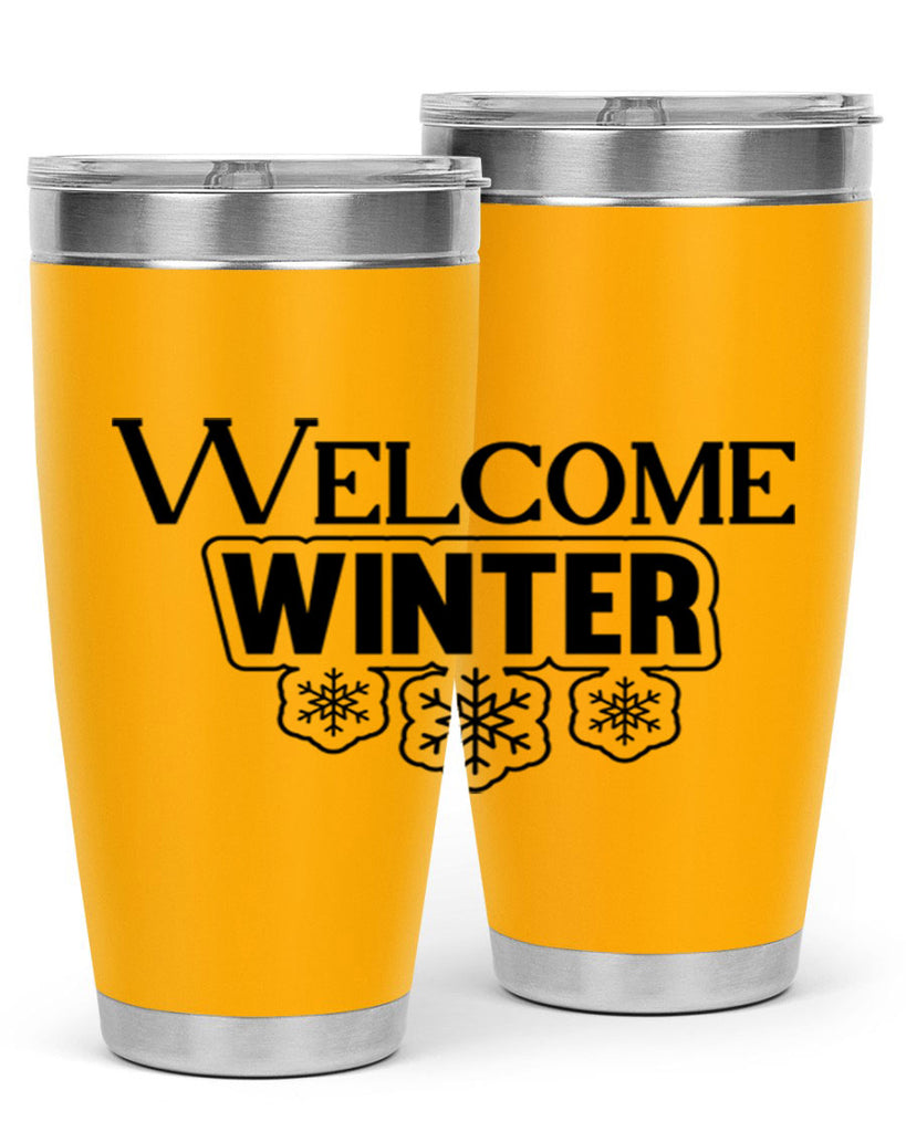 welcome winter 474#- winter- Tumbler