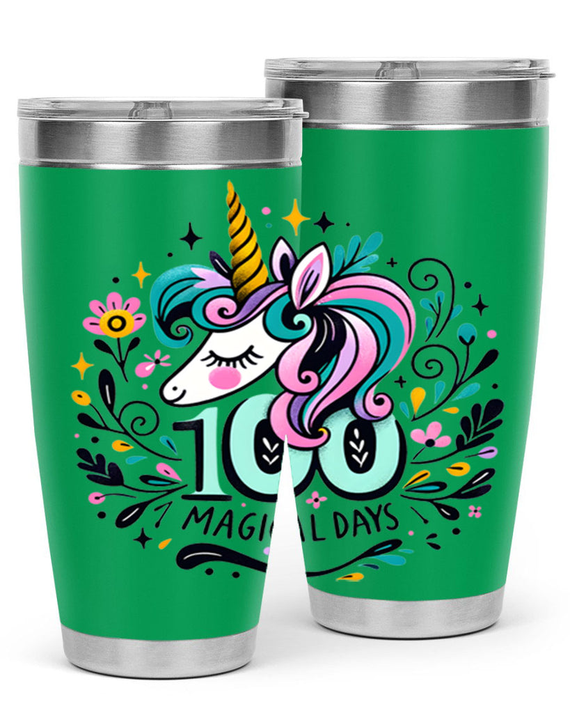 100 Day Magical Sublimation 27#- 100 days of school- Tumbler