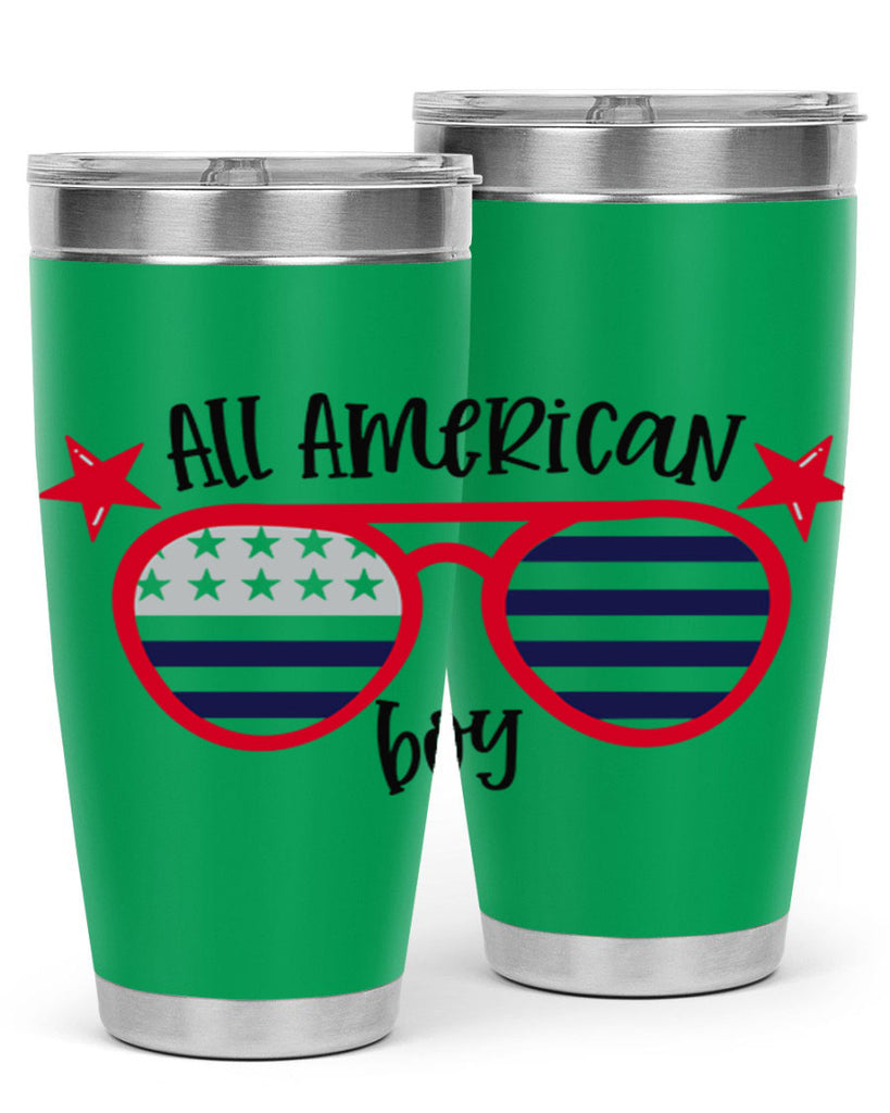 All American Boy Style 141#- Fourt Of July- Tumbler