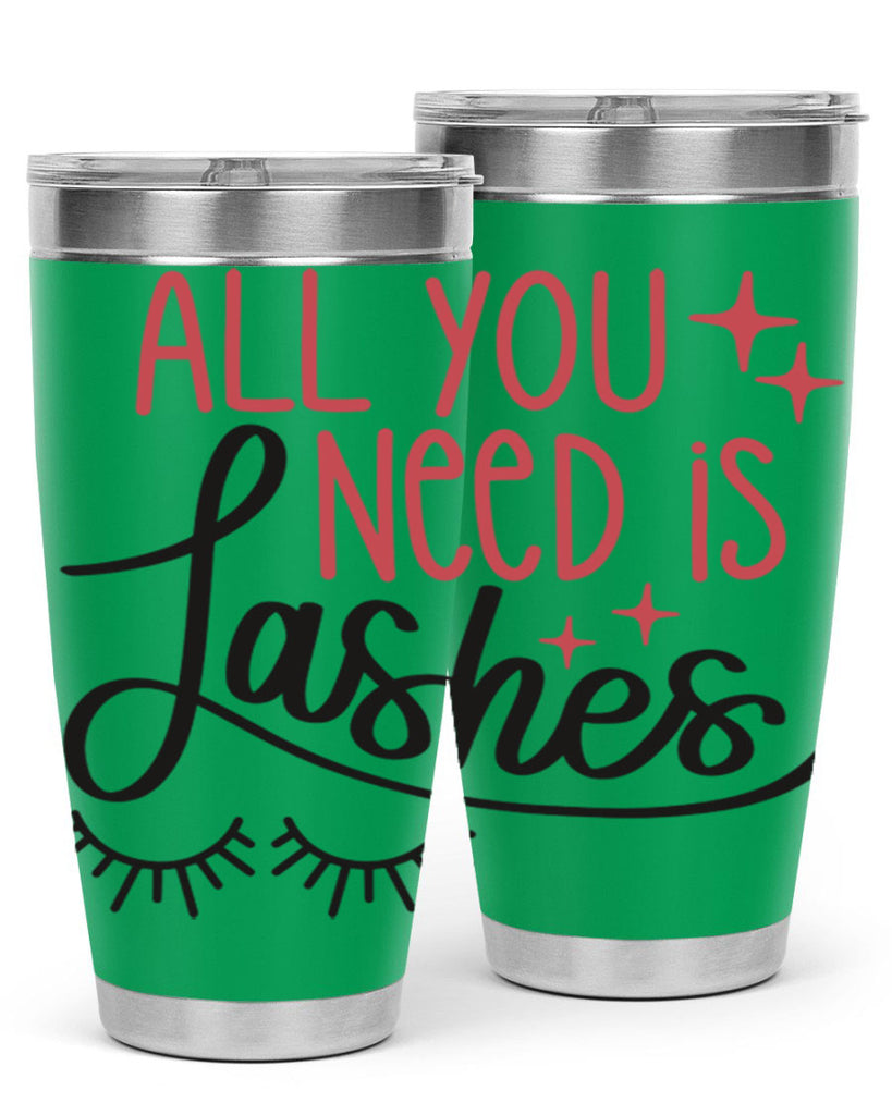 All You Need Is Lashes Style 146#- make up- Tumbler