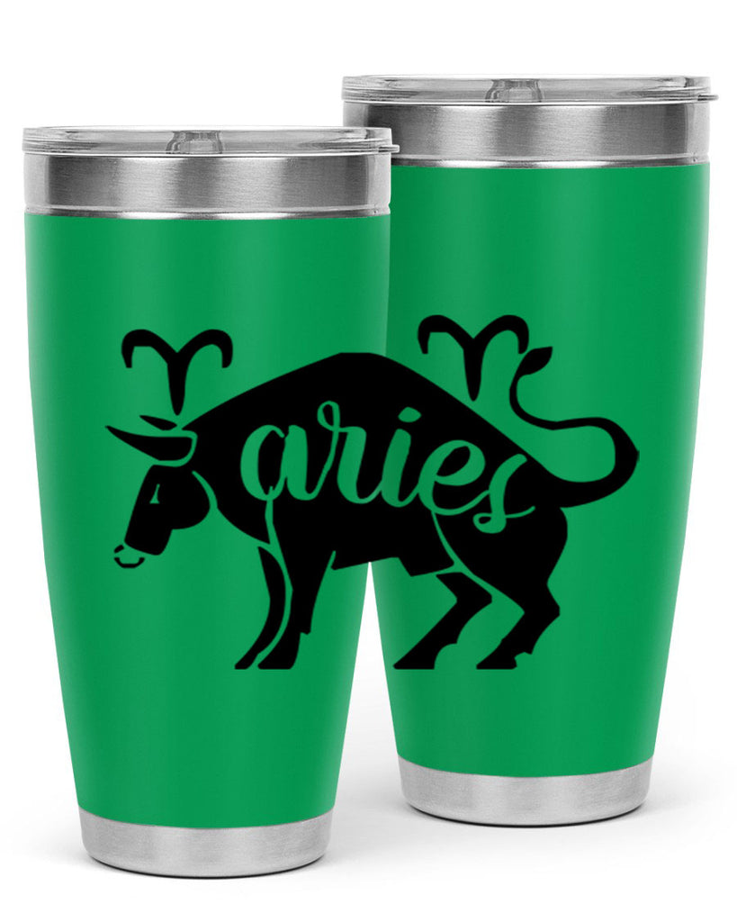Aries 104#- zodiac- Tumbler