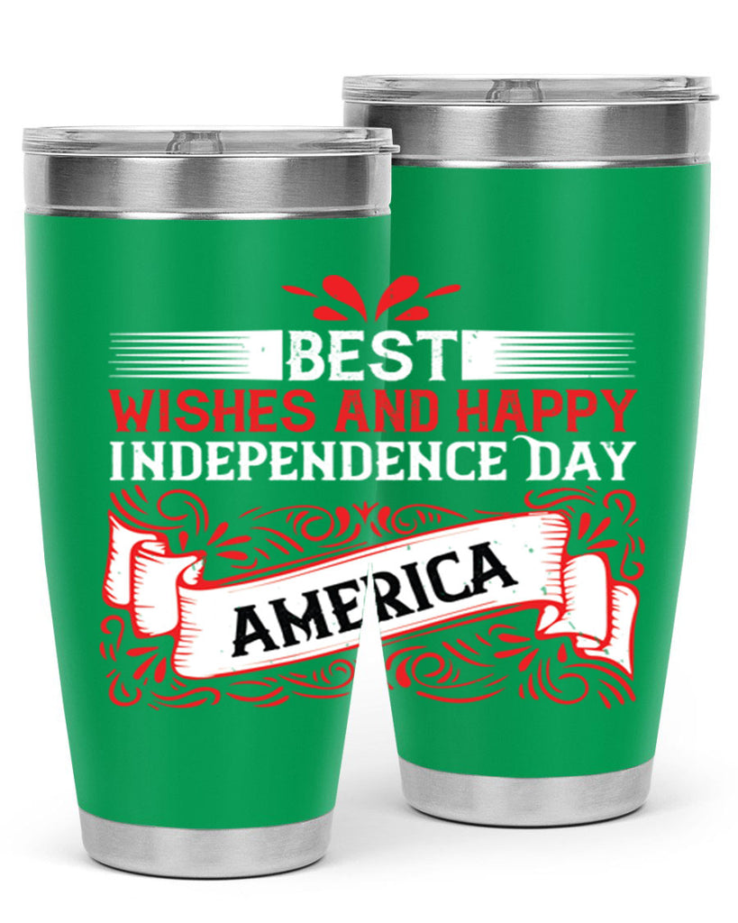 Best wishes and happy Independence Day america Style 86#- Fourt Of July- Tumbler
