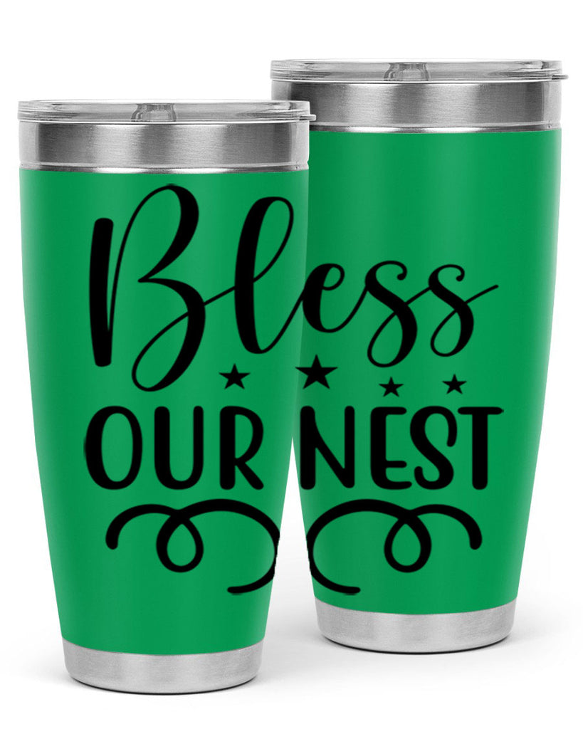 Bless Our Nest 50#- spring- Tumbler