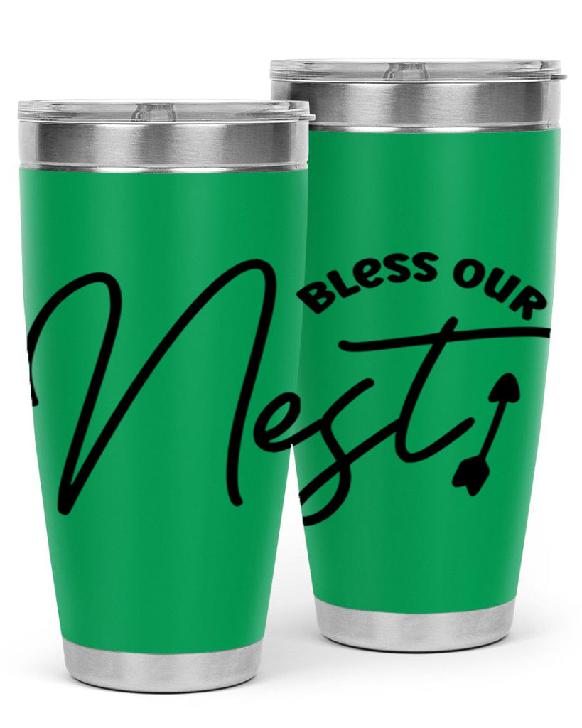 Bless Our Nest55#- spring- Tumbler