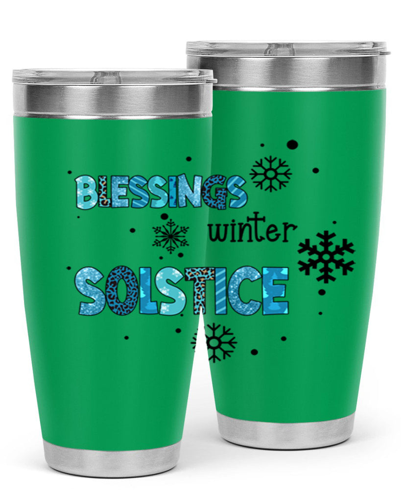 Blessings winter solstice 25#- winter- Tumbler