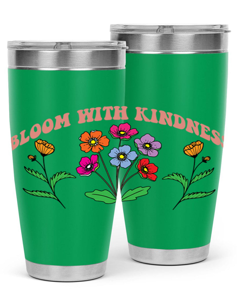 Bloom with Kindness  92#- spring- Tumbler