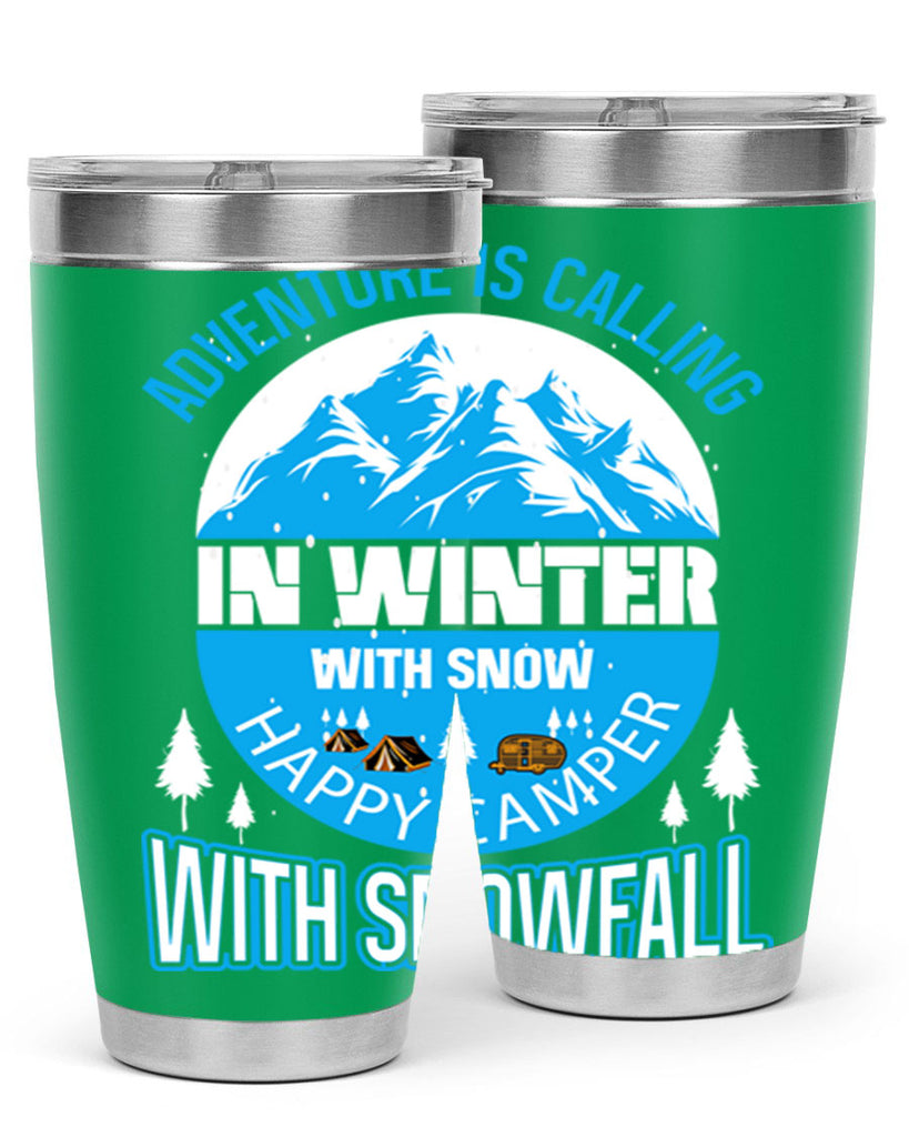Camping Winter 39#- winter- Tumbler