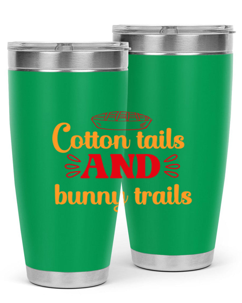 Cotton tails and bunny trails 112#- spring- Tumbler