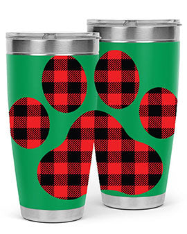 Dog Paw Style 94#- dog- Tumbler