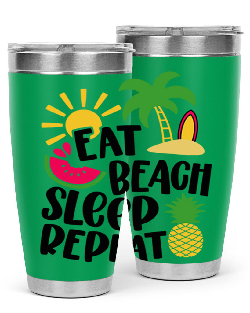 Eat Beach Sleep Repeat Style 47#- summer- Tumbler