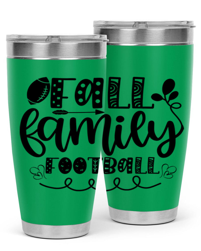 Fall Family Football 99#- fall- Tumbler