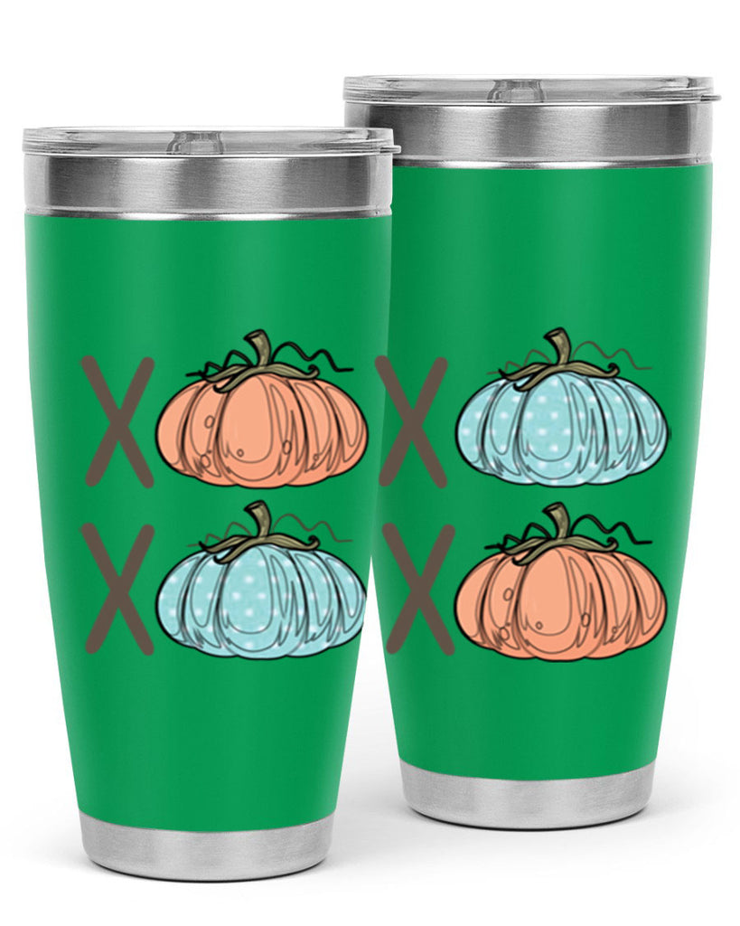 Fall Pumpkin XOXO 129#- fall- Tumbler