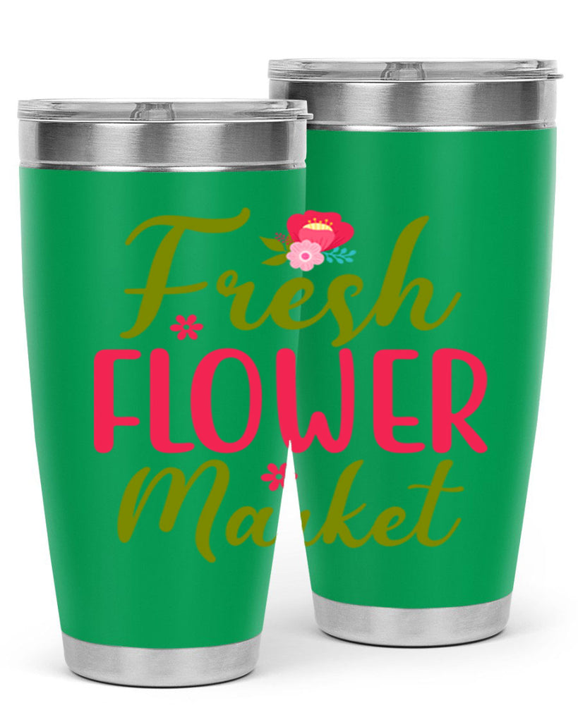 Fresh Flower Market 144#- spring- Tumbler