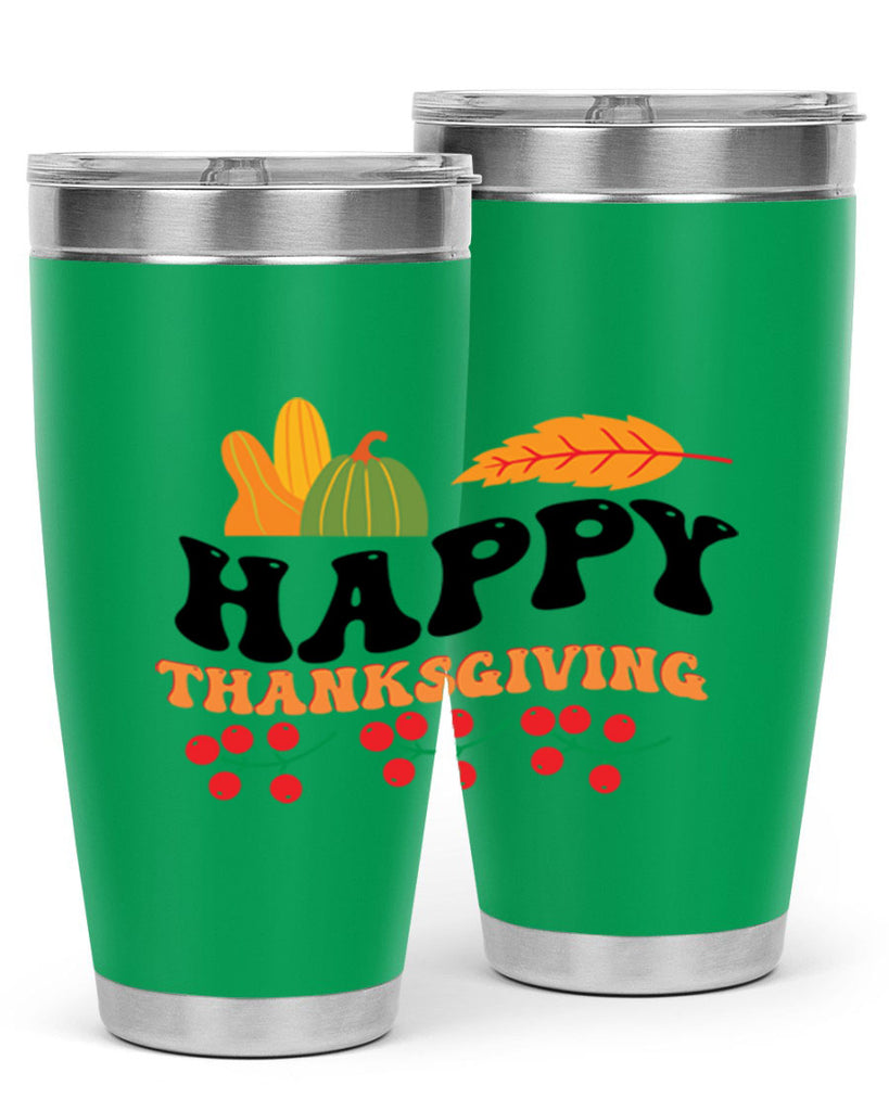 Happy Thanksgiving 251#- fall- Tumbler
