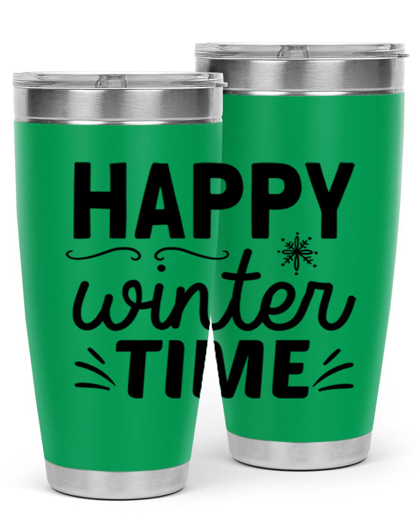 Happy Winter Time134#- winter- Tumbler