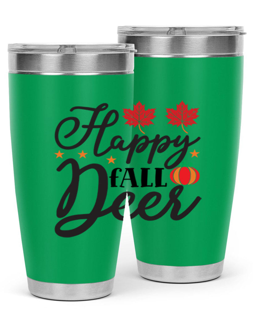 Happyfalldeer 254#- fall- Tumbler
