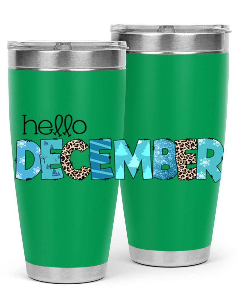 Hello December 187#- winter- Tumbler