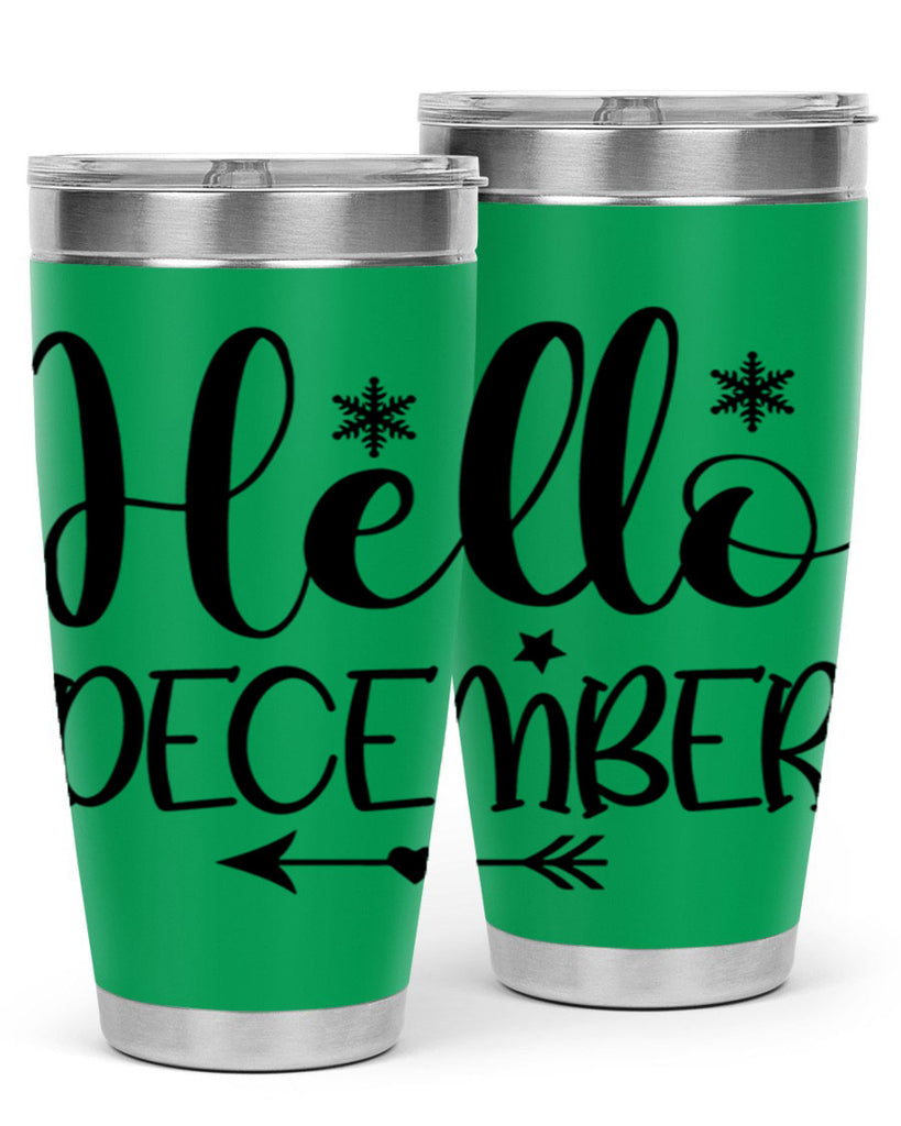 Hello December161#- winter- Tumbler