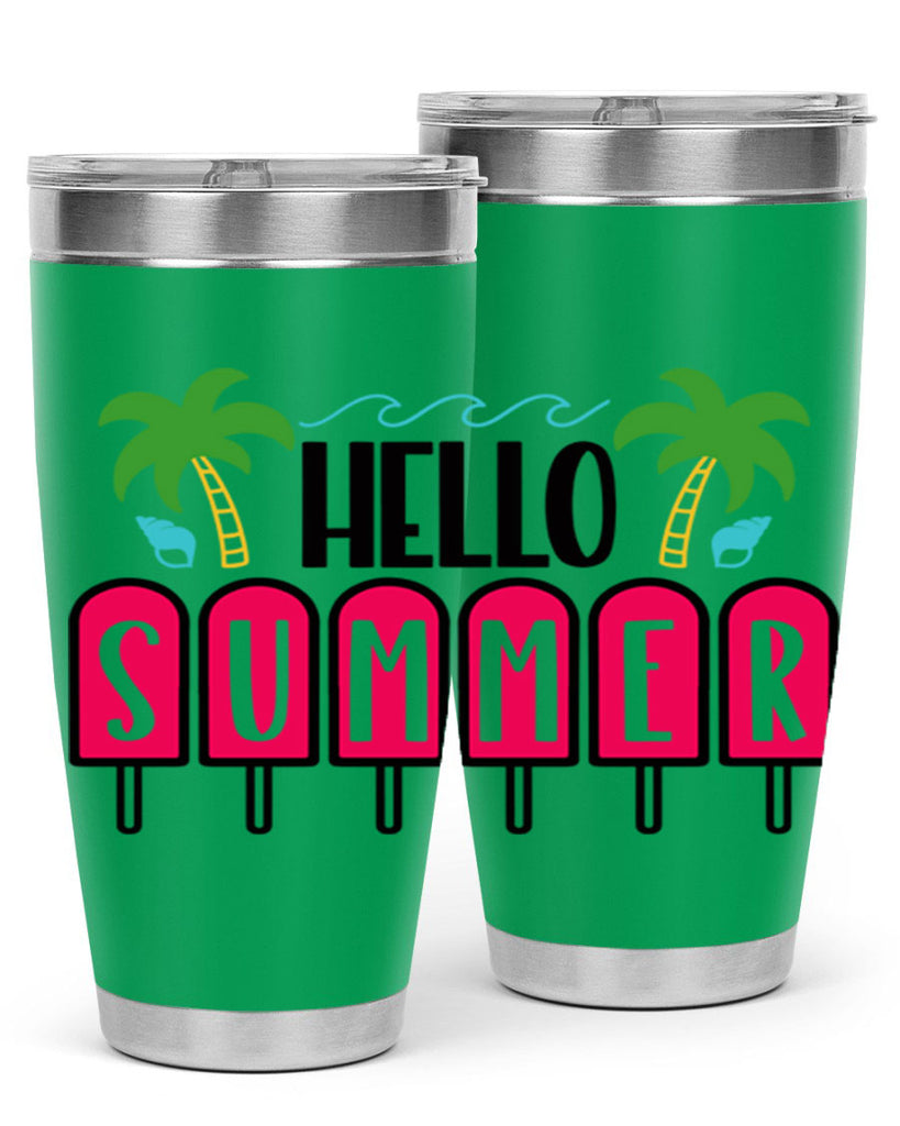 Hello Summer Style 39#- summer- Tumbler