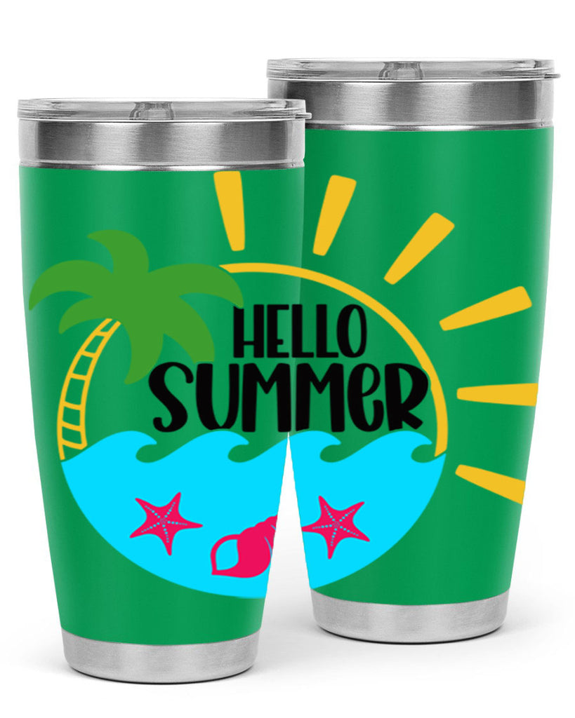 Hello Summer Style 40#- summer- Tumbler