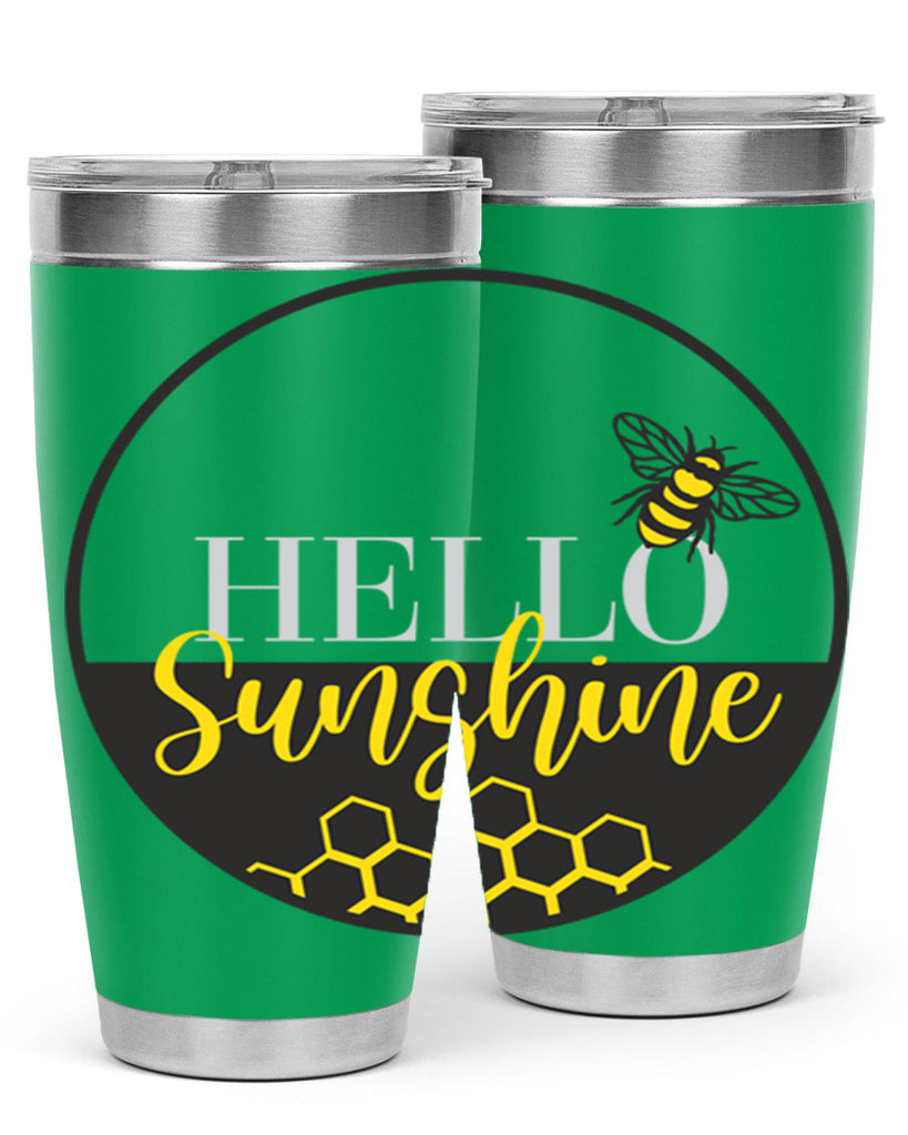 Hello Sunshine and bee216#- spring- Tumbler