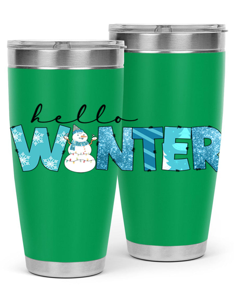 Hello Winter 188#- winter- Tumbler