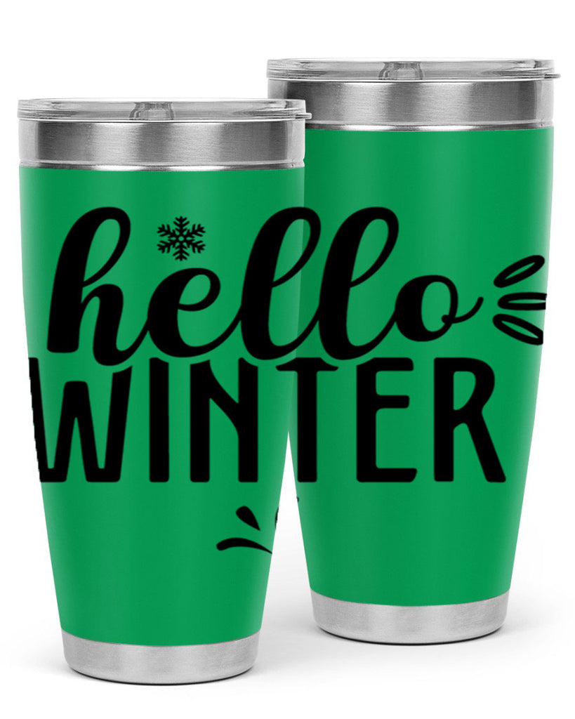 Hello Winter171#- winter- Tumbler