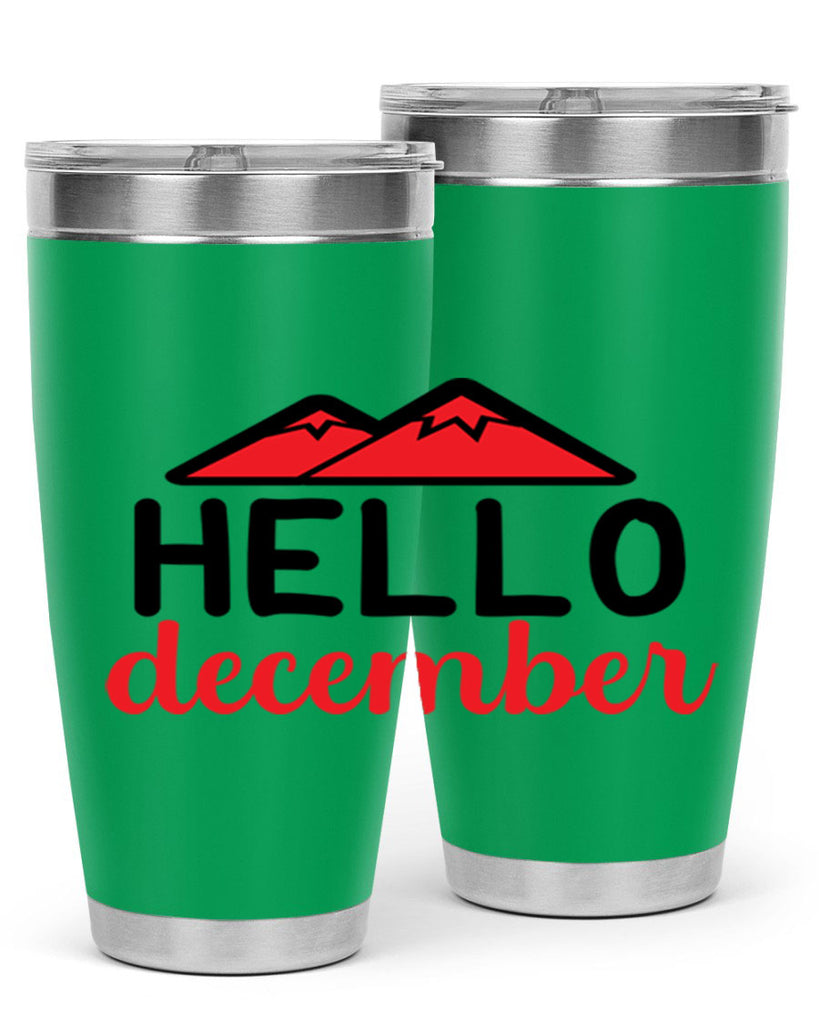 Hello december 160#- winter- Tumbler