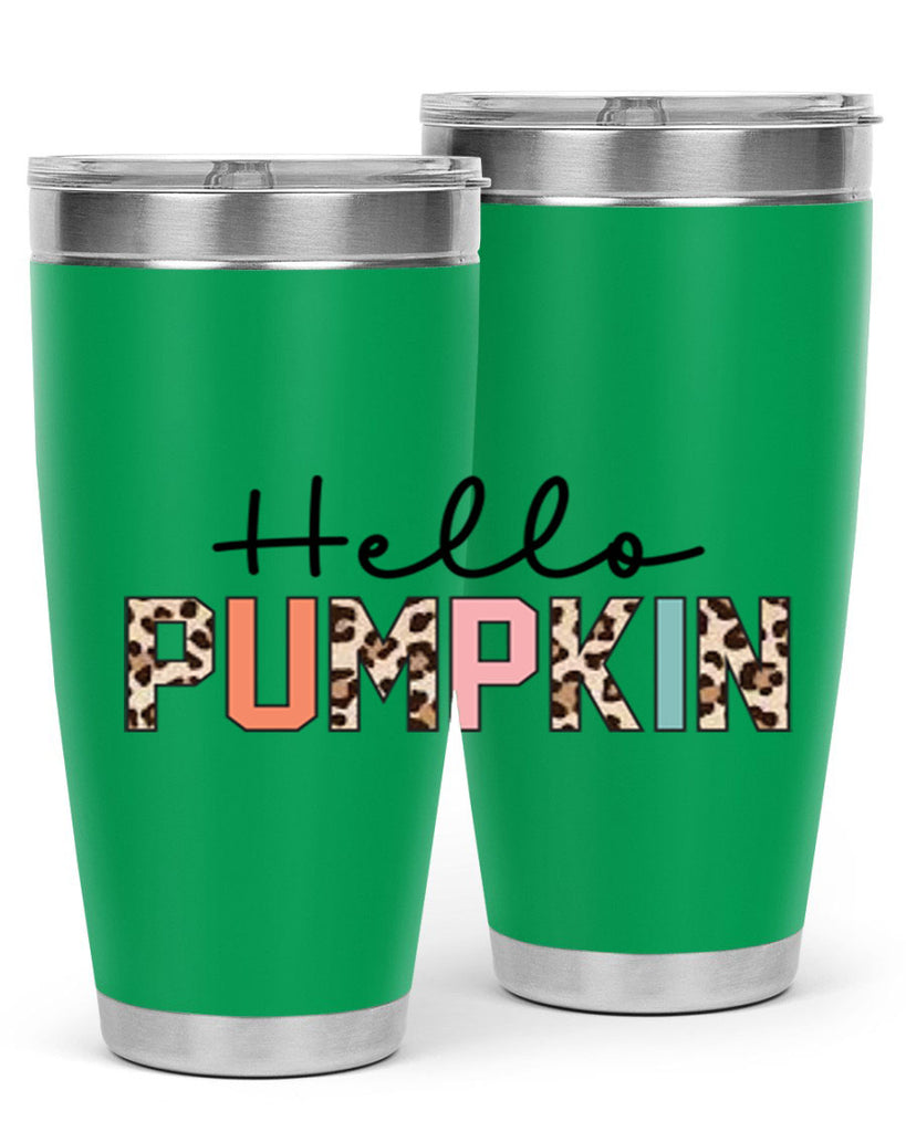 Hello pumpkin 289#- fall- Tumbler