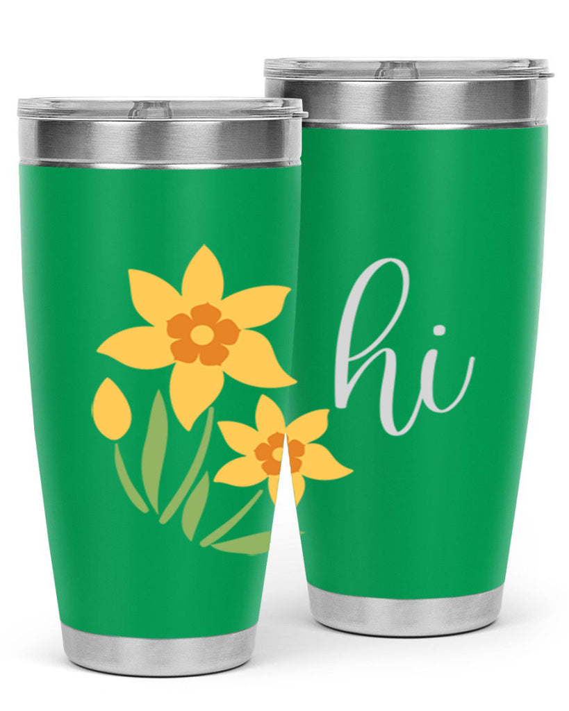 Hi daffodil flower236#- spring- Tumbler