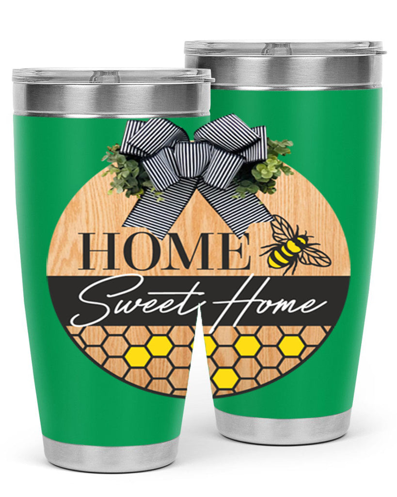 Home Sweet home bee and hive Mockup241#- spring- Tumbler