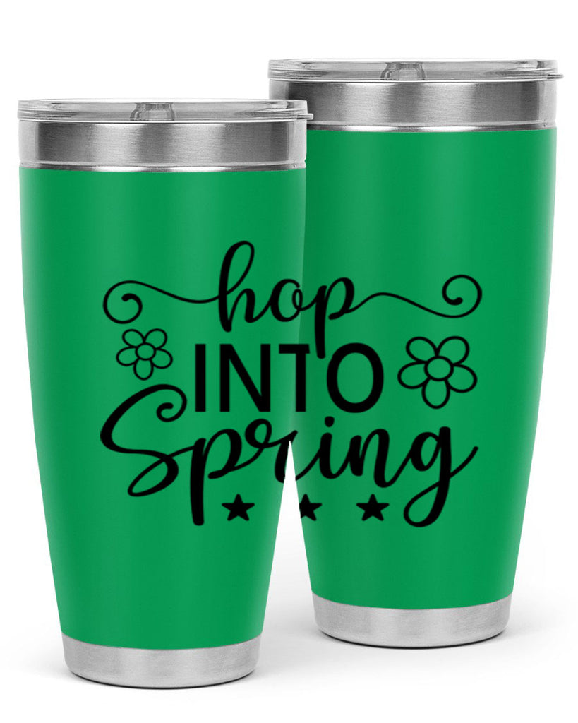 Hop into spring  252#- spring- Tumbler