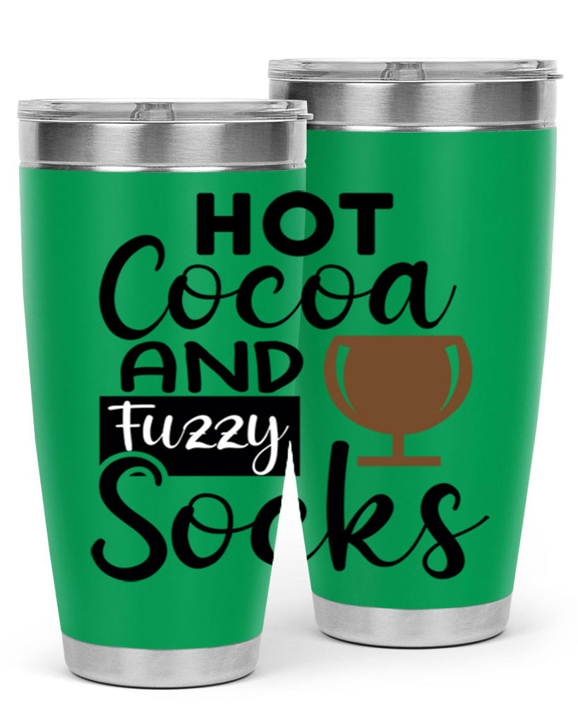Hot Cocoa And Fuzzy Socks 218#- winter- Tumbler