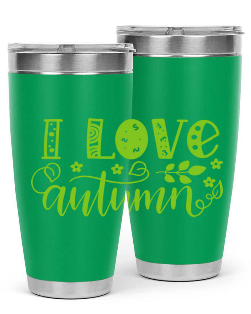 I Love Autumn 325#- fall- Tumbler