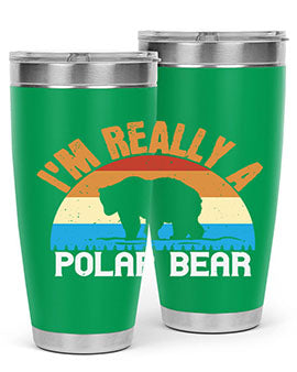 I'm Really A Polar Bear 38#- Bears- Tumbler