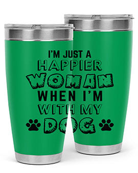 Im Just A Style 39#- dog- Tumbler