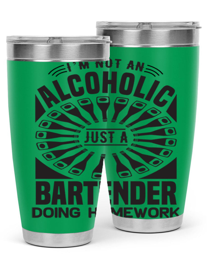 Im not an Style 18#- bartender- tumbler