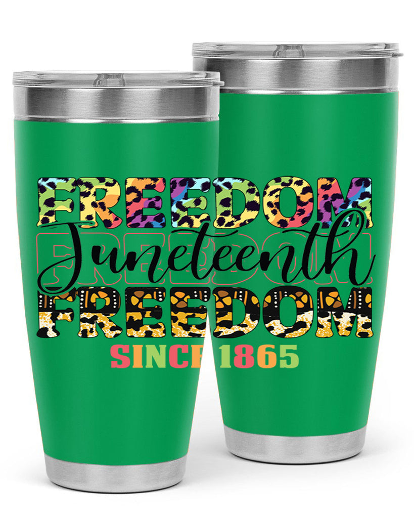Juneteenth Freedom Since 1865 Png 36#- Juneteenth- tumbler